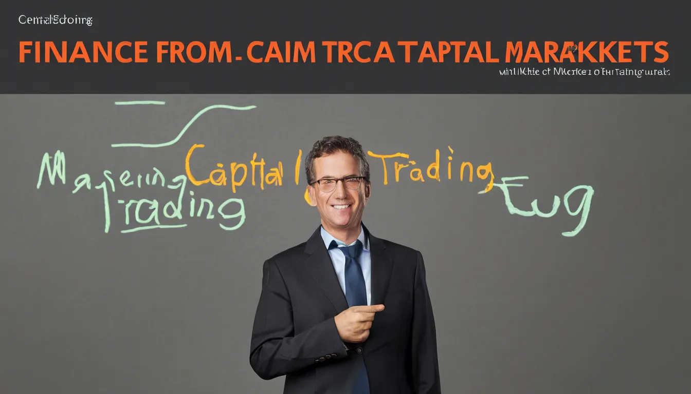 Mastering the Art of Capital Markets Trading